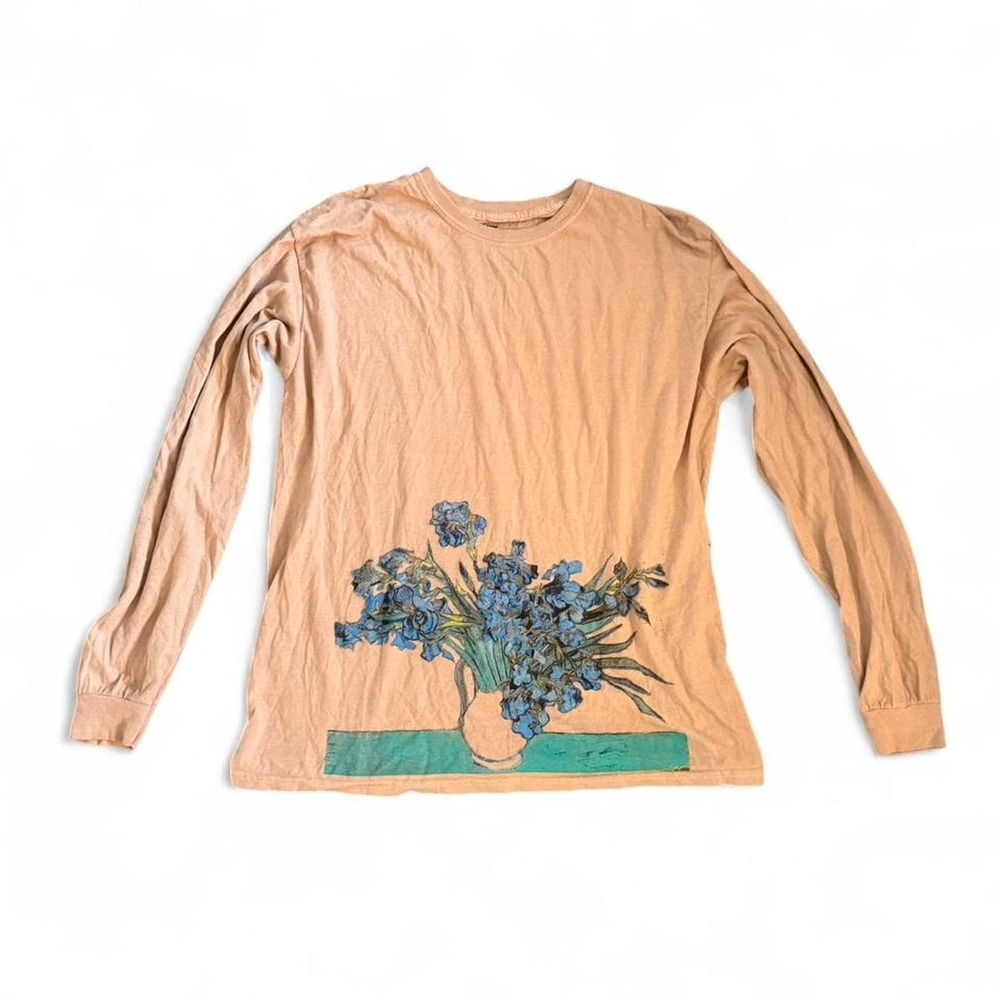 NWOT Vincent Van Gogh Irises long sleeve shirt